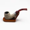 Hot-Selling Fashion Plaid Pipe Filter Cigaretthållare Bakelite Pipe rakt handtag akrylrör röd cigaretthållare