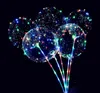 LED -Leuchten Luftballons Nachtbeleuchtung Bobo Ball Multicoly Dekoration Ballon Hochzeit dekorativ hell heller Luftballons Wit2110068