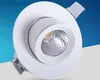 1 pçs / lote preto / branco Shell Cob 15 w Led faixa de superfície down light Holofotes Rail Spot Light Lamp Ac85-265 v