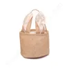 2022 Linen Easter Bucket Bunny Rabbit Ear Egg Basket Bag Cartoon Ears Hand Bag Baskets Easter Jute Canvas Festival Gift Bags Portable Candy Tote Containers A122101