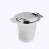 Новый 304 нержавеющая сталь серебряный ситечко складной складной чайной заповедник Корзина для чайного чашка чашки чашки DHL FedEx