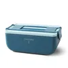 Plastic Bento Box Heated Microwave Oven Lunch Box Leak-Proof Independent Lattice Bento Box Portable Food Container