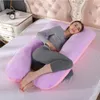 Süper Yumuşak Kristal Kadife Kumaş Çok Fonksiyonlu Yastık Yan Yastık Yıkanabilir U-Şekilli Nap Yastık Hamile Kadınlar Için