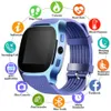 Smart Watch T8 Bluetooth Smart Watch för Android Pedometer SmartWatch Support SIM TF-kort med kamera Synkronisera Meddelande Män Kvinnor Klockor