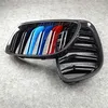 Right & Left Carbon look Auto Front Grilles ABS material Car of Grill Grille For 5 Series GT F07