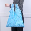 Kvinnor Återanvändbar Shoppingväska Fällbar Väska Mode Blomma Utskrift Vikning Återvinna Handväskor Hem Organisation Tote Bag 29 Stil
