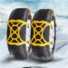 Car Tyre Snow Chain Auto Truck Truck قابل للتعديل الشتاء الطين المضاد للانزلاق المضاد للانزلاق في الطوارئ الأمنية سلسلة العجلة