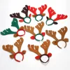 Testa di Natale Fibbia Elk Hair Hoop Renna Antler Fascia Corno di cervo Bambini Adulti Accessorio per capelli Festa Festival Decorazione JK1910