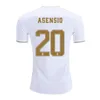 2020 2021 Real Accueil Madrid Soccer Jersey loin NOUVEAU # 7 DANGER chemise de football # 20 ASENSIO CITP MARCELO madrid 20 21 uniformes de football