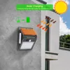 100 luz solar LED Luz solar solar lâmpada solar luminária solar à prova d'água Sensor de movimento PIR PIR Luz de rua para decoração de jardim