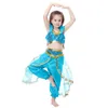 Meisjes kid zomer cos prinses dansjurk pak halloween kerstprestaties kostuum cosplay top rok pant twee stukken kleding set