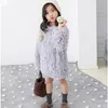 Vestiti per bambini per bambini Nuovi stili Maglioni per bambini Top Autunno Inverno Ragazze Imitazione in pile Maglioni di peluche Ragazze Pullover larghi stile lungo