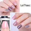 LEMOOC 8ml Nude Pink серии ногтей гель польский Pure Color Soak Off LED UV гель лак Продолжительный Nail Art Лак