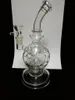 9 Zoll Facebook Shishs Exosphäre Rauchen Wasserrohre Ftk Glass Bongs Matrix Perc Gläses Recyler Öl Rigs Fabische Ei -Tupfen -Rig mit 14 mm Gelenk