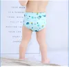 23 färger Baby Diaper Cartoon Print Toddler Training Pants 6 Lager Bomullsförändring Nappy Infant Washable Tygblöja Trosor REU5089609