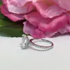 Femmes Anneaux de mariage Fashion Silver Gemstone Bagues de fiançailles pour femmes Simulated Diamond Bague Bijoux