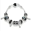 Vendas quentes pulseira feminina fina 925 prata esterlina cristal grânulo anjo presente charme pulseiras amor jóias pulseiras pulseiras para mulher