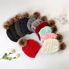 Hoge Kwaliteit Pompom Muts Hoeden Wol Tie Ball Gebreide Aangepaste Logo Caps Mode Meisjes Vrouwen Winter Warm Hoed Weave Hat Bonnet 12 Kleuren