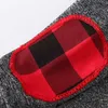 2Pcs Baby Boys Clothes Set Autumn Red Plaid Newborn Infant Outfit Cotton Hooded Top Pants Casual Toddler Kids Clothing Suit