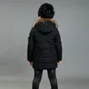 小売ハイボーイズ冬の長いコートキッズデザイナーを厚くするフード付きジャケットコートファッションオーバーコートジャケットOutwear6057433
