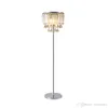 Luxury modern royal Floor Lamp Simple Modern crystals study led floor Light for Bedroom Livingroom study room