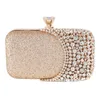 Mulheres Wedding Party Ladies Bag Designer-Glitter Evening Clutch Handbag Prom Bolsa Cadeia