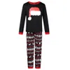 Rodzinne dopasowanie świątecznych piżamów na topie i długie spodnie topowe odzież domowa PJ SETS1018463