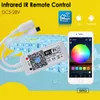 Contrôleur Wifi RGB DC 5-28V Mini 24 touches Alexa contrôleur de musique contrôleur de bande lumineuse pour bande LED RGB