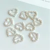 10 stks Haaraccessoires DIY Claw Chain Diamond Heart Legering Vierkante Circulaire Accessoires Punk Vrouwen DIY