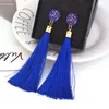 Flower Rose Tassel Earrings Studs Chandelier Dangle Gold Earrings women ear rings Fashion Jewelry will and sandy gift