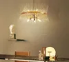 Luxury K9 Crystal Pendant Lights Living Room Restaurant Ljuskrona Takfäste Bedroom Studie Hängande Lamp Designer Lighting Myy