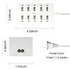 Wiele ładowarek USB Adapter 40W inteligentne ładowanie pulpitu USB 10 portów ładowanie wielu urządzeń mobilnych dla IPHONE samsung huawei