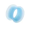 100 pièces jauges d'oreille en Silicone souple bouchons d'oreille Tunnels d'oreille corps bijoux civières multi couleurs taille de 3-25mm YD0231