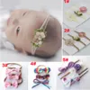 3 pièces/ensemble mélange Style perle fleur ruban dentelle bandeau bébé bébé fille bandeau élastique Hai bande enfants cheveux accessoires