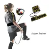 Ajustável Treinador de Futebol Belt bola de futebol Manipule Bags Soccer Football Equipment Formação Assistência pontapé Prática 94cm