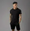 Herrenmode Hiphop Streetwear T-Shirt Trainingsanzüge Set Designer Strickjacke kurze Hosen Sportbekleidung Kleidungssets Outfits Anzug Fitness-Studio für Männer