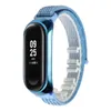 Substituível pulseira para Xiaomi Mi Banda 4 3 Nylon circuito respirável bracelete em Mi Band4 band3 pulseira cinta para xiomi Banda 3 4