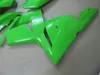 Injection mold Fairing body kit for KAWASAKI Ninja ZX10R 04 05 ZX 10R 2004 2005 ABS Green Fairings bodywork+gifts KM22