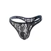 slip sexy en dentelle transparente