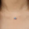 Zirkon Anhänger Glänzendes Halsband Für Frauen Fishline Halskette Schmuck Transparente Unsichtbare Linie Fashion8548088