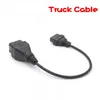 Cables y conectores de diagnóstico OBD2 Cables de extensión OBD para cable de diagnóstico GAZ 12 Pin TRUCK