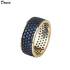 Donia jewelry luxury ring European and American fashion round copper micro-inlaid color full zircon creative designer gift256J