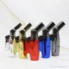 Movable Nozzle 4 Jet Flame Torch Lighters Butane Scorch Flame Chef Cooking Refillable Butane Gas Cigarette Cigar Lighter for Smoking Pipe