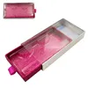 Ny glittrande Falsk ögonfransförpackning Box Fake 3D Mink Eyelashes Boxes Faux Cils Case Mink Lashes Box