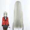 Kakegurui Zorlayıcı Kumarbaz 2 Momobami Ririka Cosplay Wig 80cm uzunluğunda Kadınlar için3920381