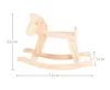 Kinderen Meubels Trojan Horse Ins Houten Rocking Nordic Style Kinderkamer Early Education Center One Year Old Cadeau Shooting Accessoires