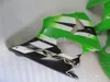 هيكل جسم حقن Fairings لـ KAWASAKI Ninja 2000 2001 2002 ZX-6R ZX6R 636 ZX 6R 00 01 02 Green white Fairing body kit KC34