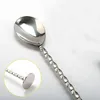 Rostfritt stål Bartender Cocktail Drink Mixer Bar Puddler Long Ice Stirring Spoon Ladle Stirrer Margarita DIY Tool DH0455