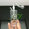 Bong per pipe da fumo Fabbricazione Narghilè soffiato a mano Classico filtro silenzioso Bottiglia di fumo per acqua di mulino a vento in vetro
