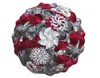 Lüks Rhinestone Yumuşak Saten Buketleri Düğün Dekorasyon El Yapımı Çiçekler Kristal Gelin Holding Düğün Buket Broş Düğün Yapay